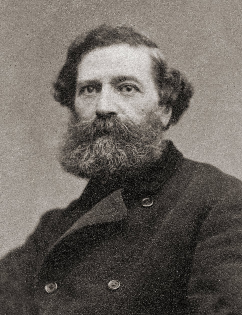 Portrét Felixe Pyata (1810-1889) francouzského spisovatele, novináře a politika od Unknown photographer