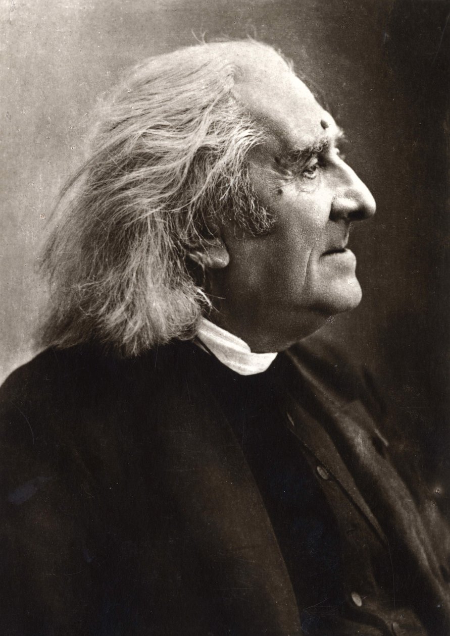 Portrét Franze Liszta (1811-1886), maďarského skladatele a klavíristy. od Unknown photographer