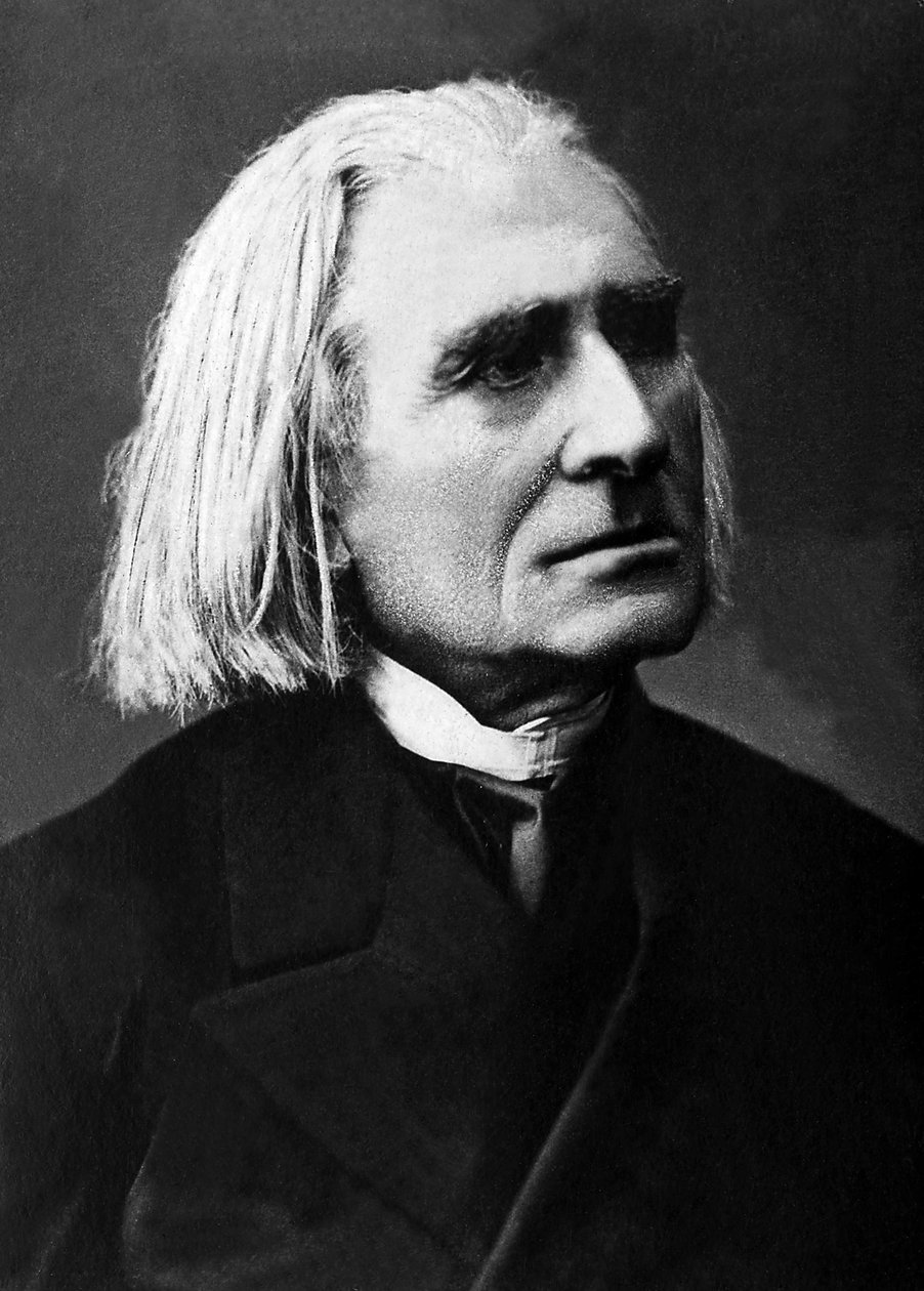 Portrét Franze Liszta (1811-1886), maďarského skladatele, klavíristy a dirigenta. od Unknown photographer