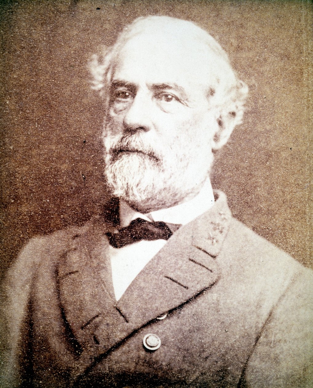 Portrét generála Lee (1807 - 1870), který se zúčastnil občanské války velením Severní Virginie Tear. od Unknown photographer