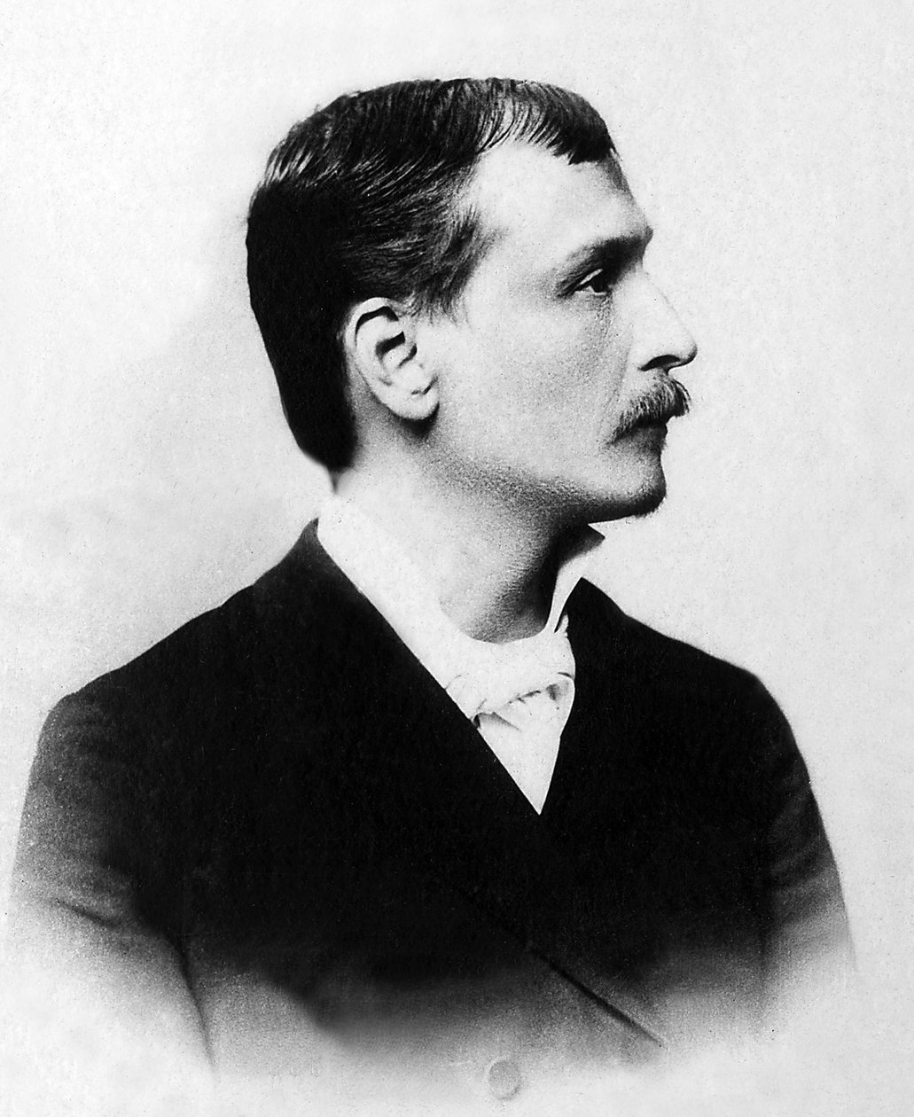 Portrét Georgese Moineau dit Georges Courteline (1858-1929), francouzského romanopisce a dramatika. od Unknown photographer