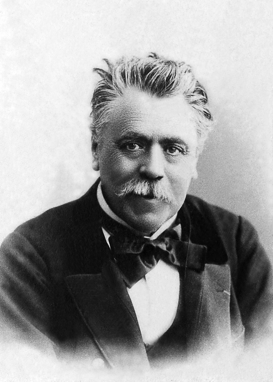 Portrét Henriho Francoise Becqueho (1837-1899), francouzského spisovatele. od Unknown photographer
