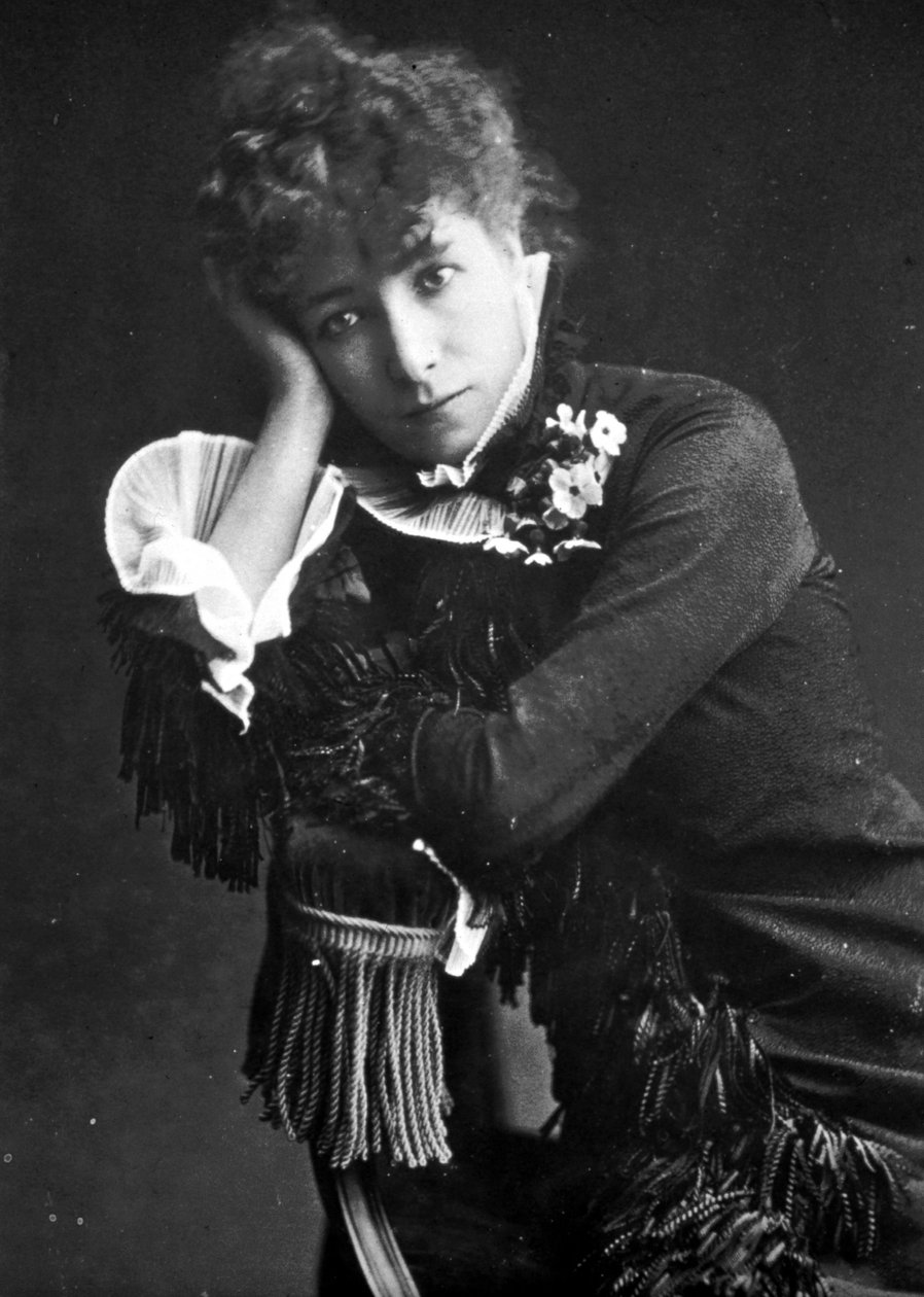 Portrét Henriette Rosine Bernard dit Sarah Bernhardt (1844-1923) od Unknown photographer
