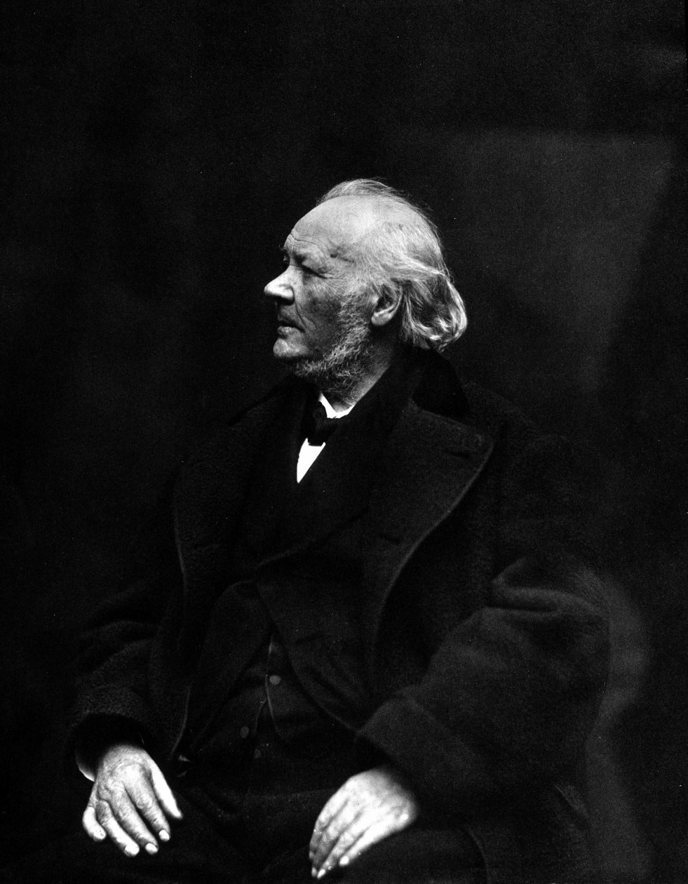 Portrét Honore Daumiera, francouzského karikaturisty, litografa, malíře a sochaře (1808-1879). Fotografie z 19. století. od Unknown photographer