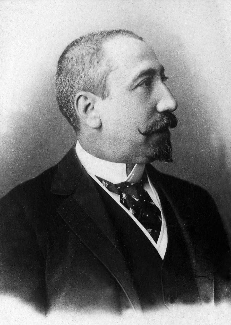 Portrét Jacquese Anatole Francois Thibault dit Anatole France (1844-1942), spisovatel a novinář zvolený do Academy Francaise v roce 1896. od Unknown photographer