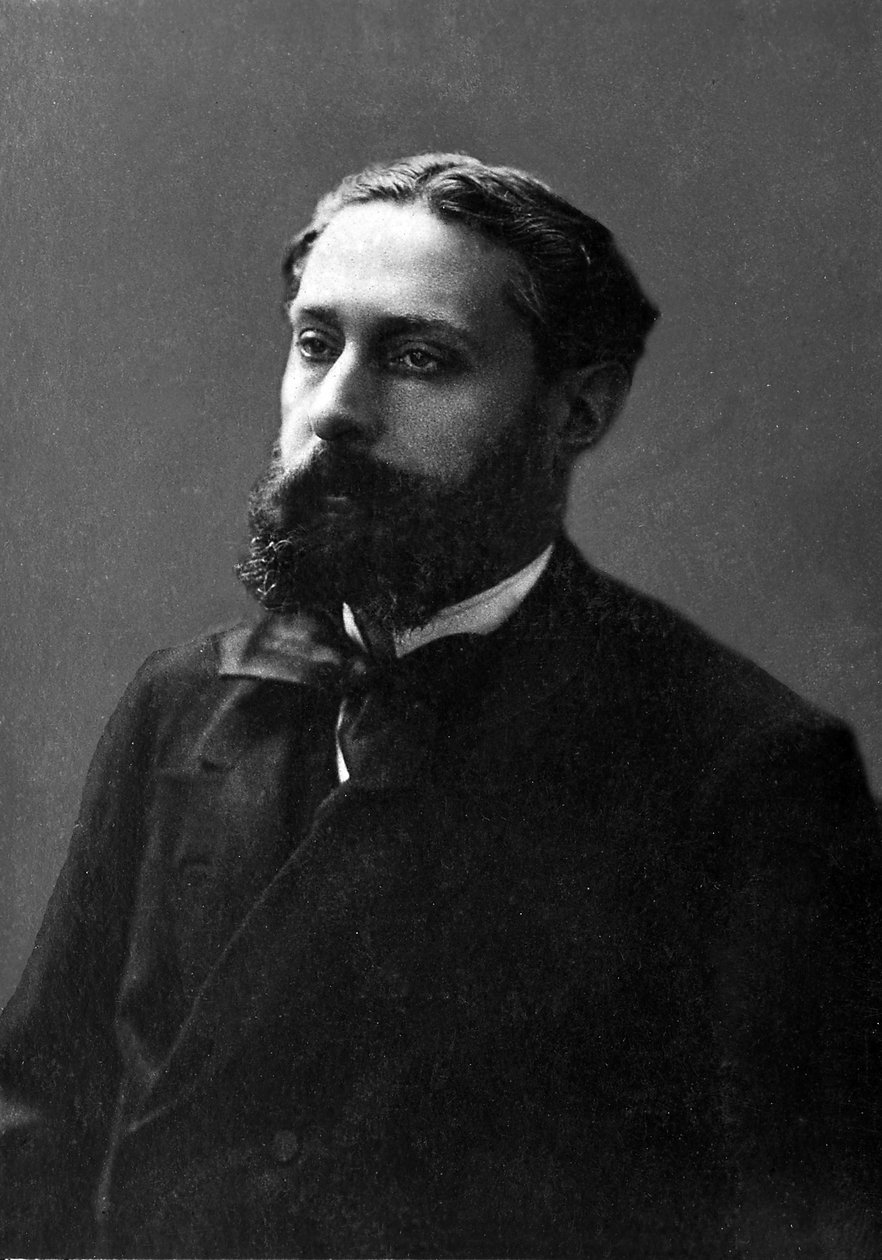 Portrét Jose Maria (Jose-Maria) od Heredie (1842-1905), francouzského básníka kubánského původu. od Unknown photographer