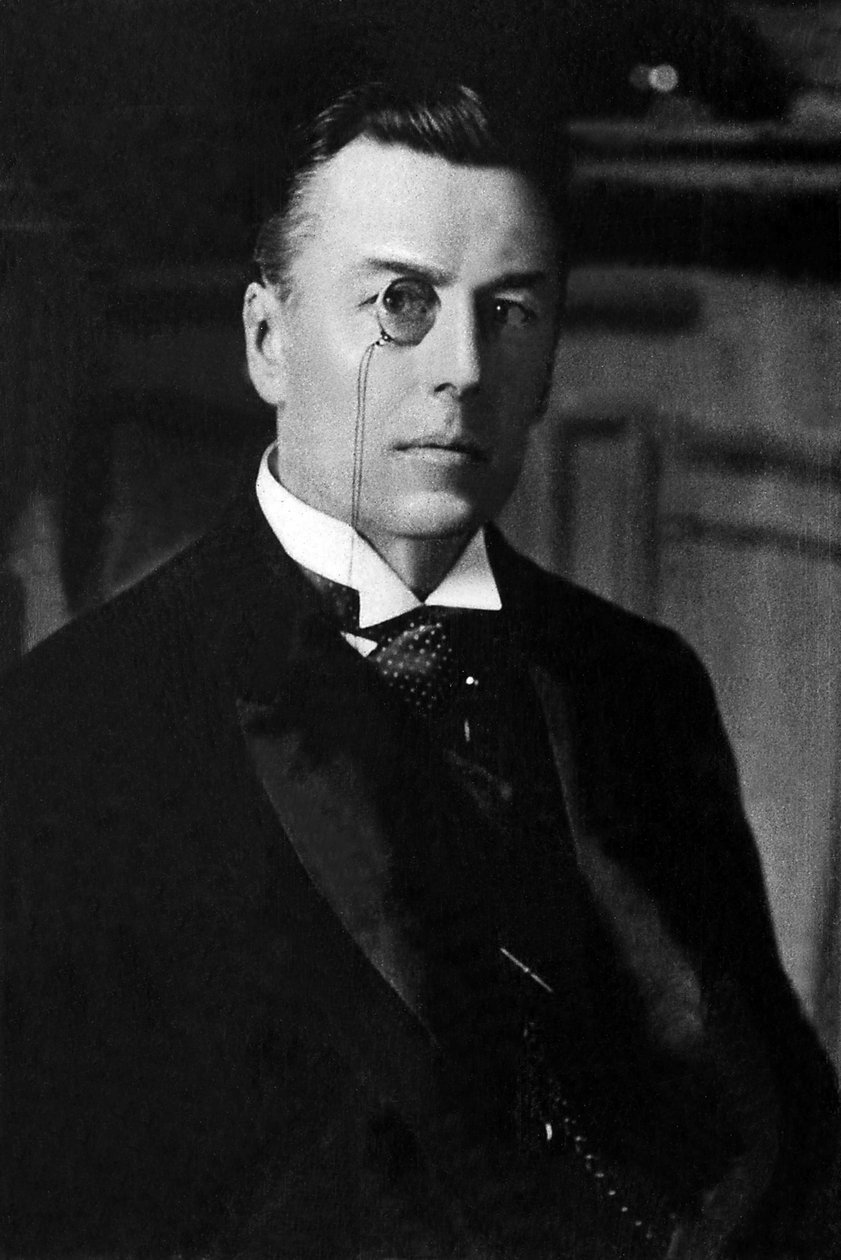 Portrét lorda Josepha Chamberlaina (1836-1914), britského politika. od Unknown photographer