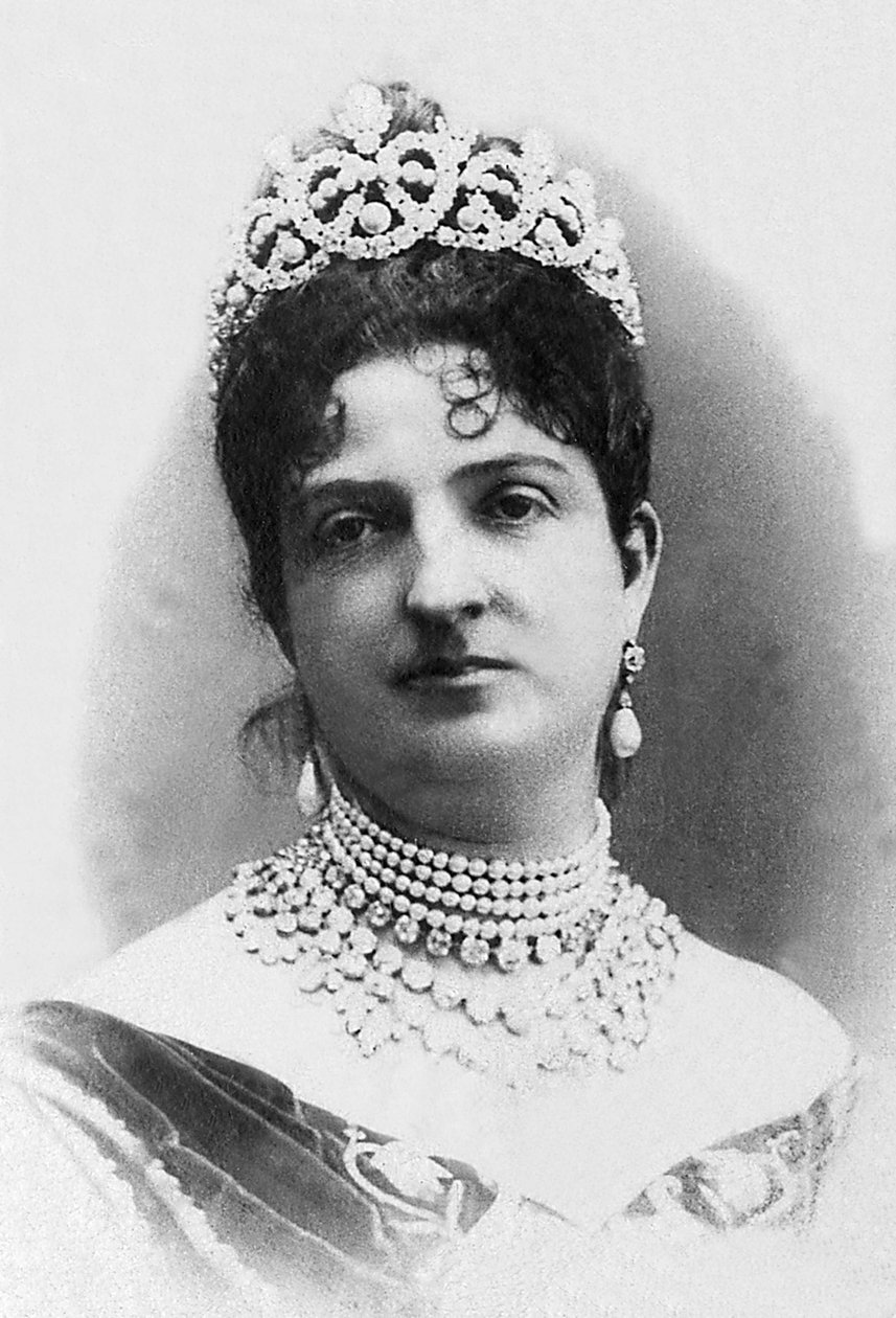 Portrét Margarity Savojské Genes (1851-1926), královny Itálie (1878-1900) a manželky italského krále Humberta I. od Unknown photographer
