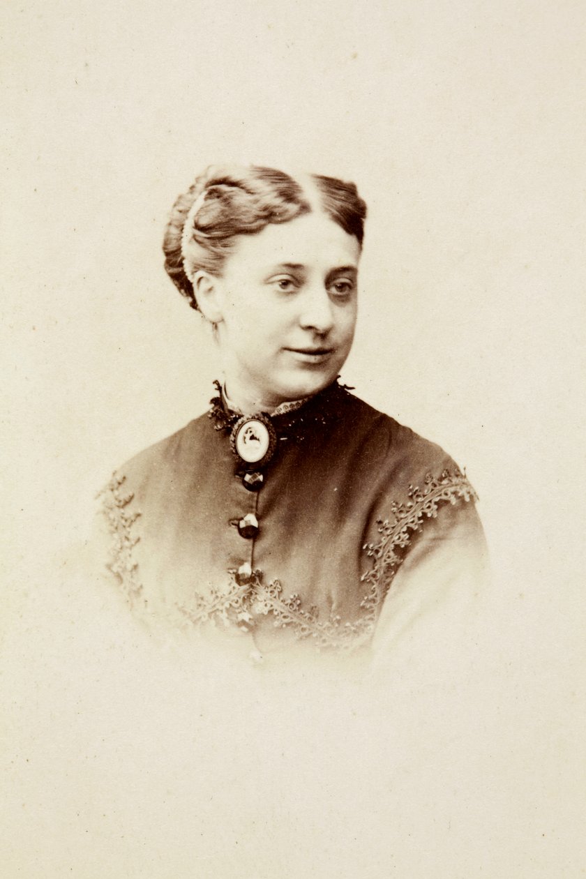Muotokuva neiti Dunlopista, n. 1860-luku (m/v kuva) od Unknown photographer