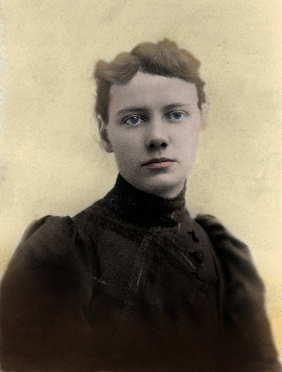 Portrét Nellie Bly (Elizabeth Jane Cochrane) 1864-1922 americký novinář od Unknown photographer