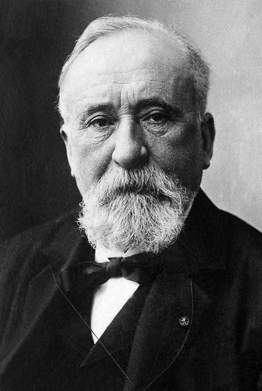 Portrét Pierra Puvise de Chavannes (1824-1898), francouzského symbolistického malíře. od Unknown photographer