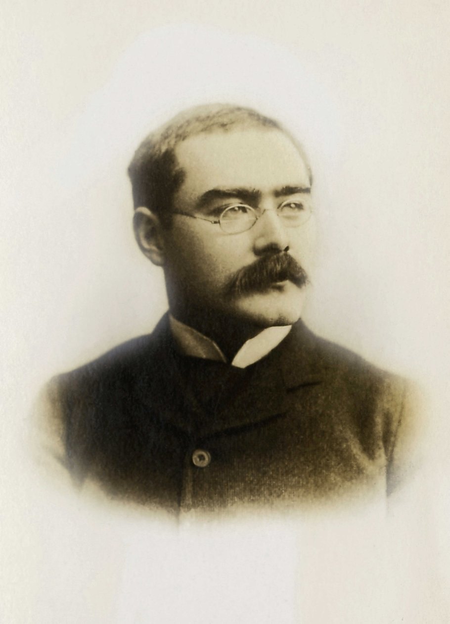 Portrét Rudyarda Kiplinga (1865-1936), anglického spisovatele. od Unknown photographer