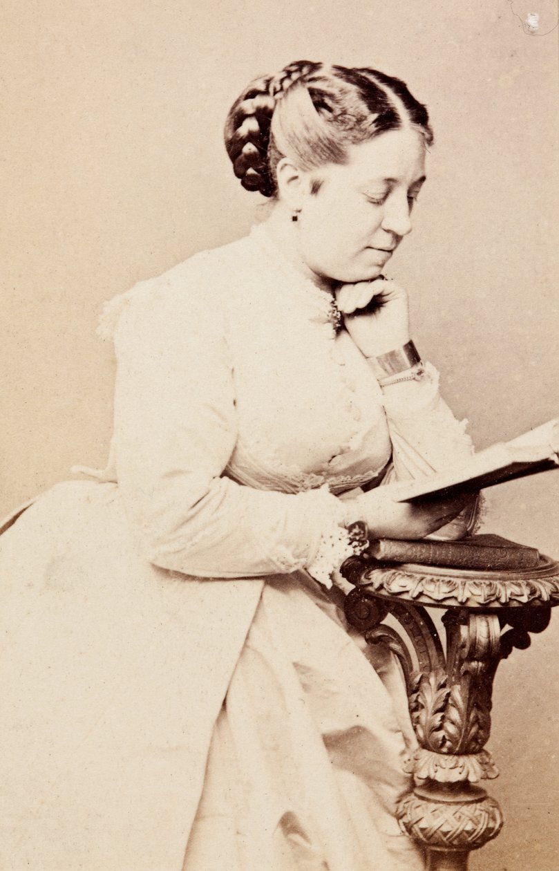 Muotokuva Therese Tietjensistä, n. 1860-luku (mv/w kuva) od Unknown photographer