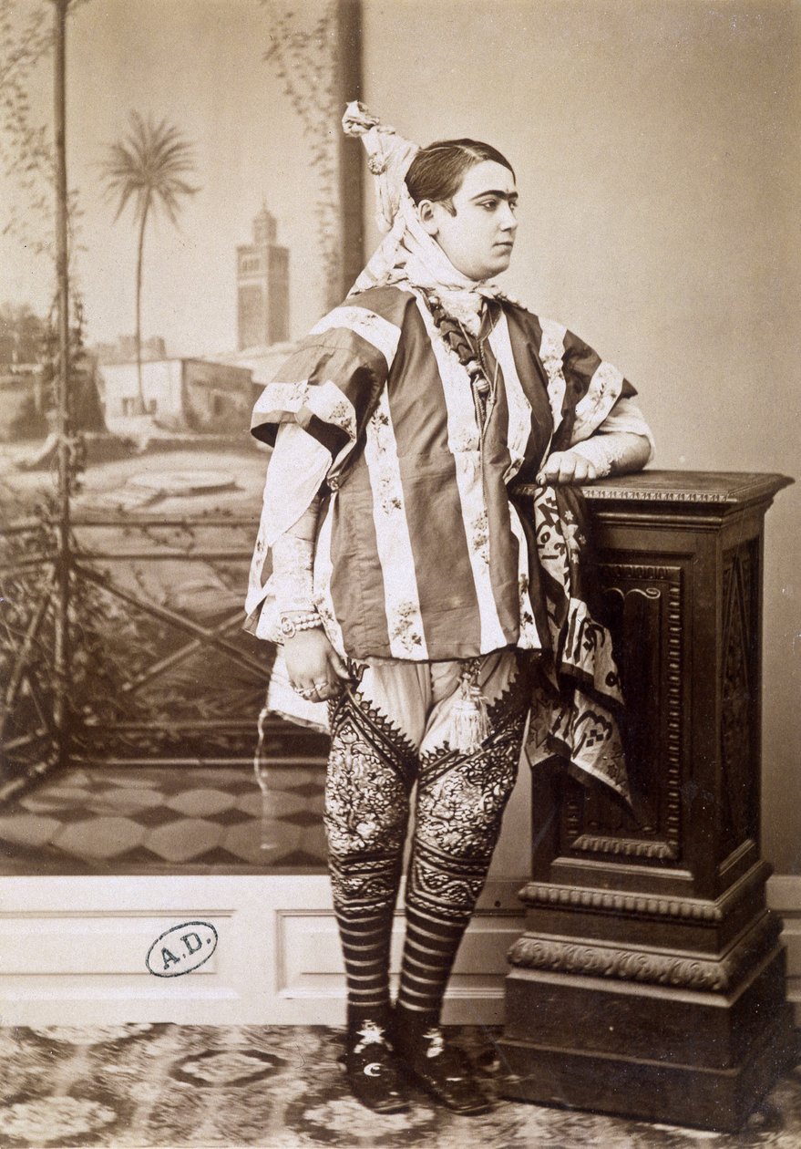 Portrét tuniské židovské ženy od Unknown photographer