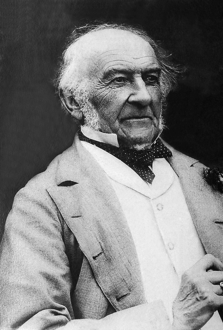 Portrét Williama Ewarta Gladstonea (1809-1898), britského premiéra a politika. od Unknown photographer