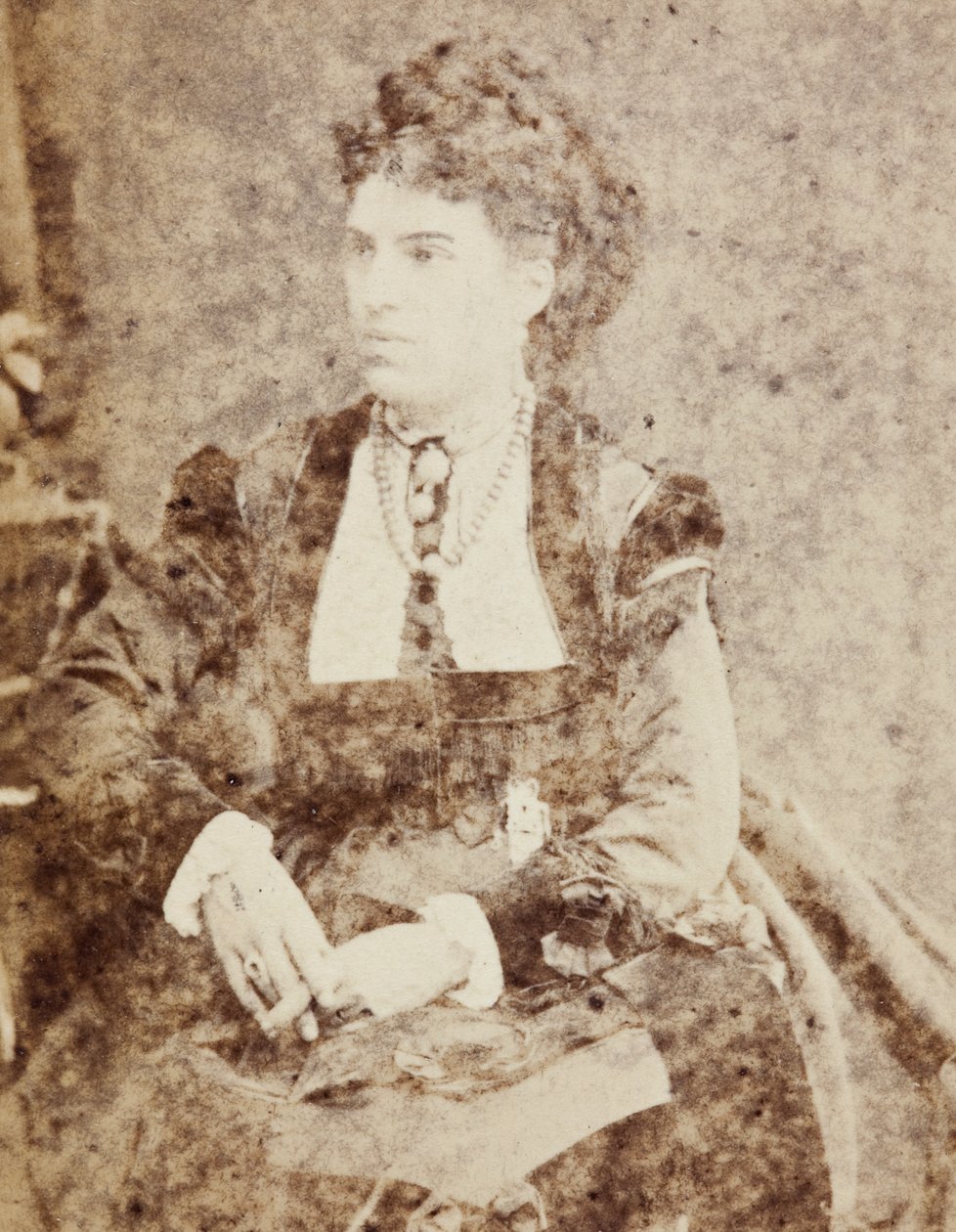 Portrét Zélie Trebelli Bettini od Unknown photographer