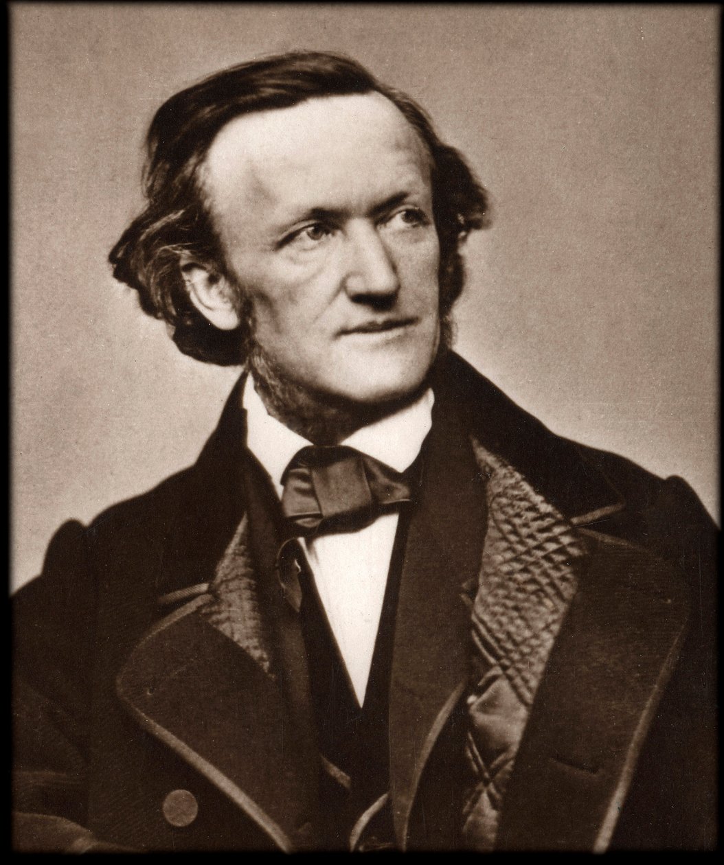 Portrét skladatele Richarda Wagnera (1813-1883) - Portrét Richarda Wagnera (1813-1883), německého skladatele. od Unknown photographer