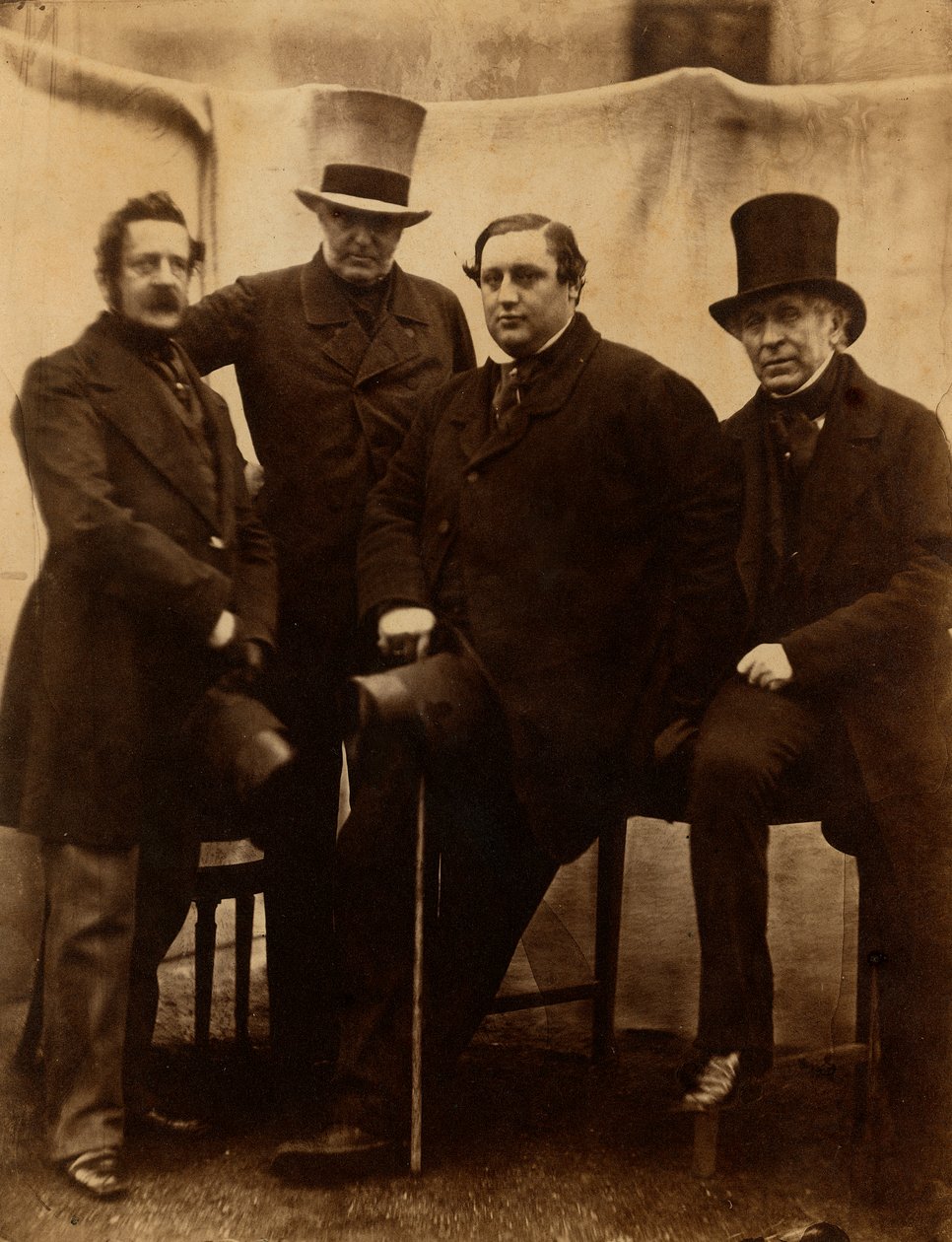 Portrét některých členů rodiny Pepoli (italští karbonáři v Londýně) od Unknown photographer