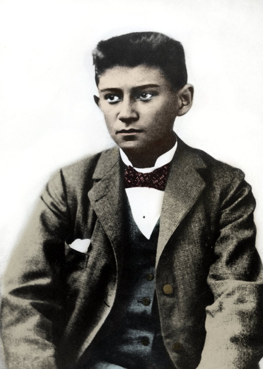 Portrét mladého Franze Kafky kolem roku 1899 od Unknown photographer