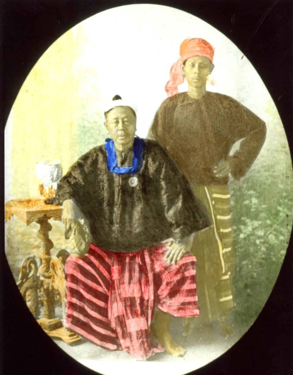Premiér Barmy Kinwun Mingyi U Kaung, kolem 90. let 19. století (foto) od Unknown photographer