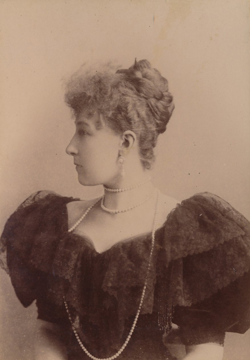 Belgická princezna Stéphanie Clotilde Louise Herminie Marie Charlotte (21. května 1864 - 23. srpna 1945) od Unknown photographer