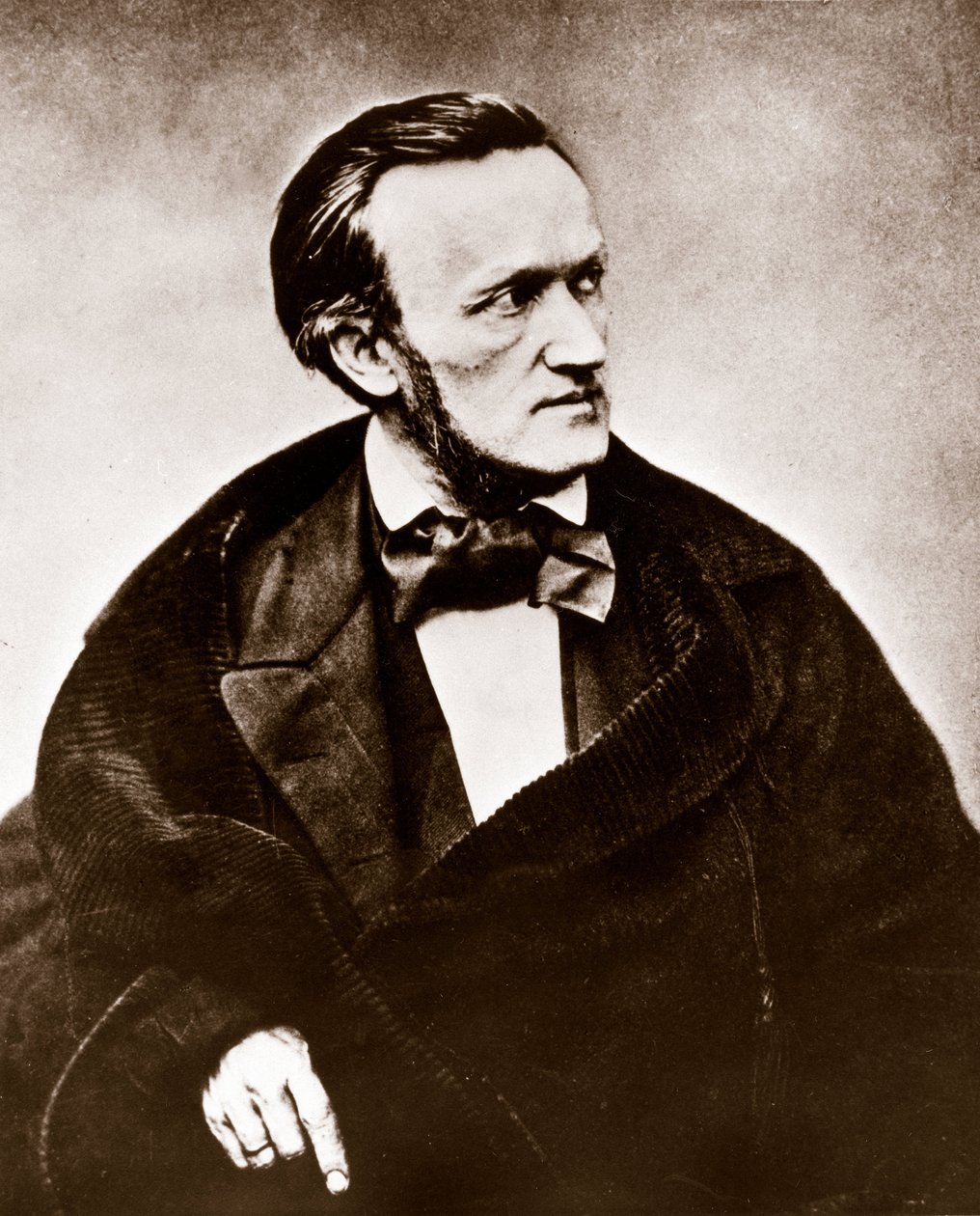 RICHARD WAGNER (1813-1883) Německý hudební skladatel - Fotoportrét od Unknown photographer