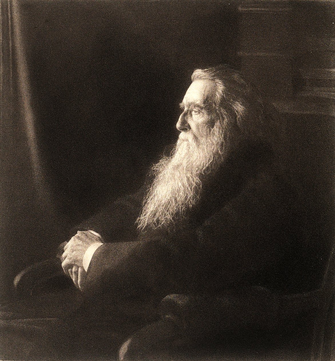 Reprodukce fotografie anglického kritika umění Johna Ruskina. od Unknown photographer