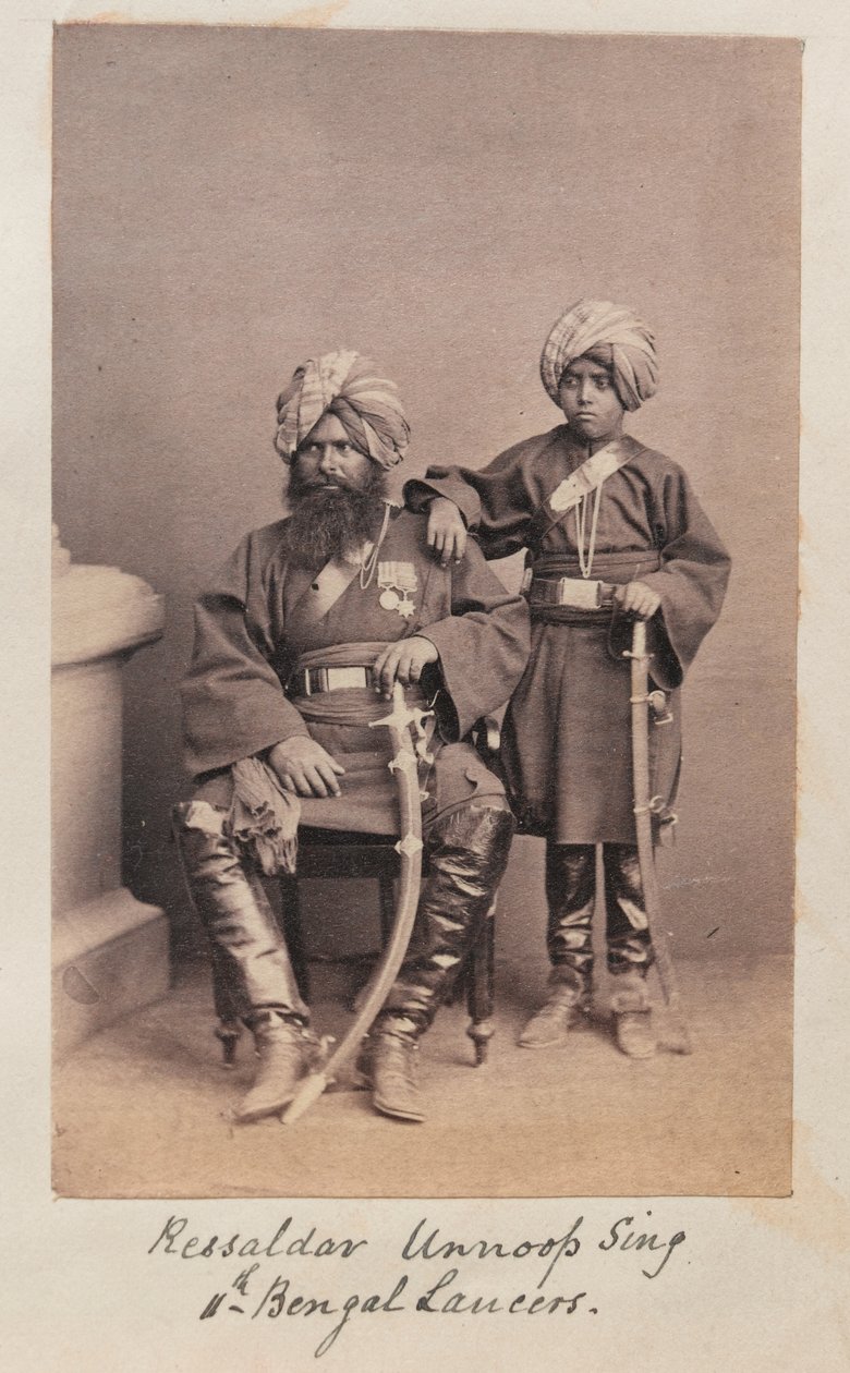 Risaldar Unup Singh od Unknown photographer