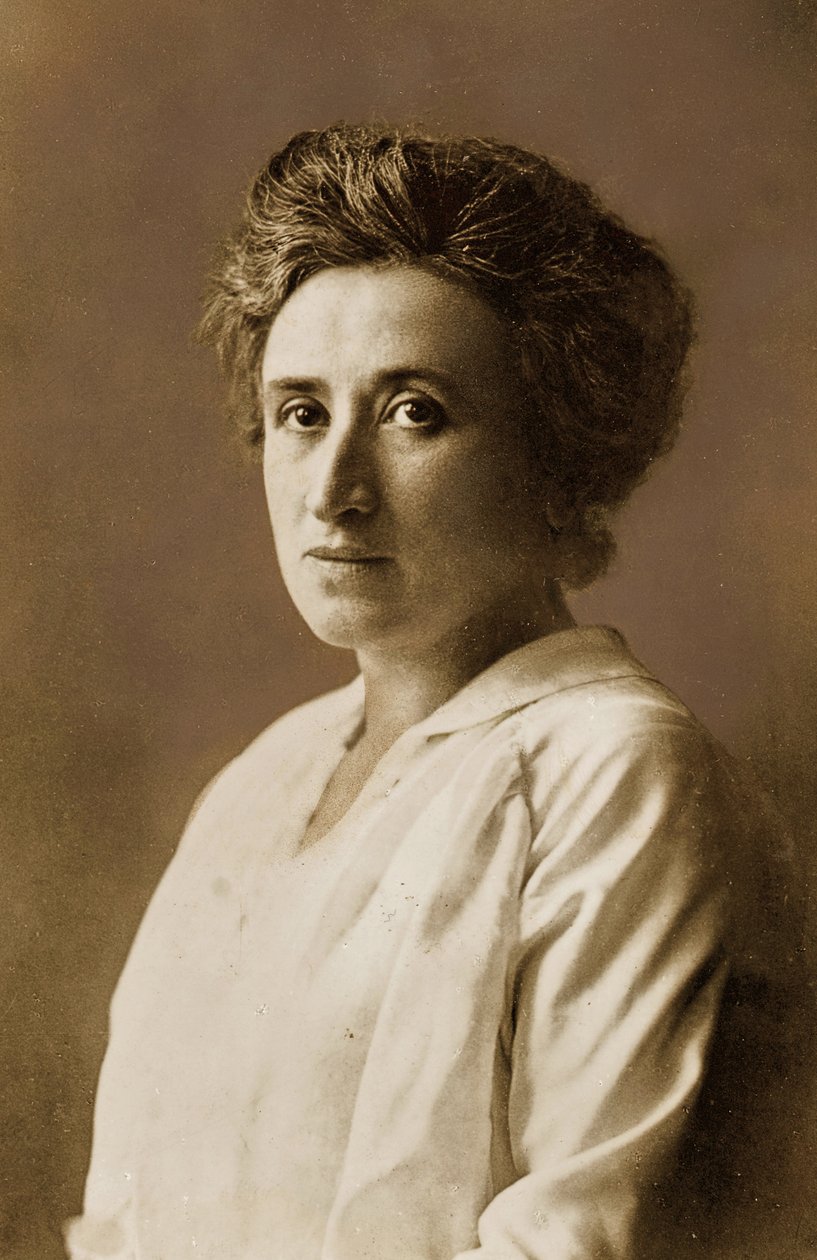 Rosa Luxemburgová, asi 1911 (sépiový tisk) od Unknown photographer