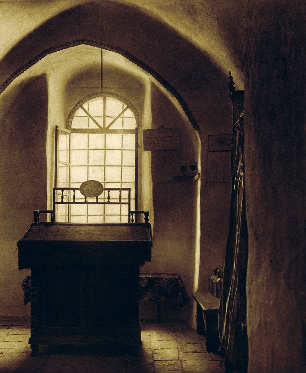 Malá synagoga u Západní zdi od Unknown photographer