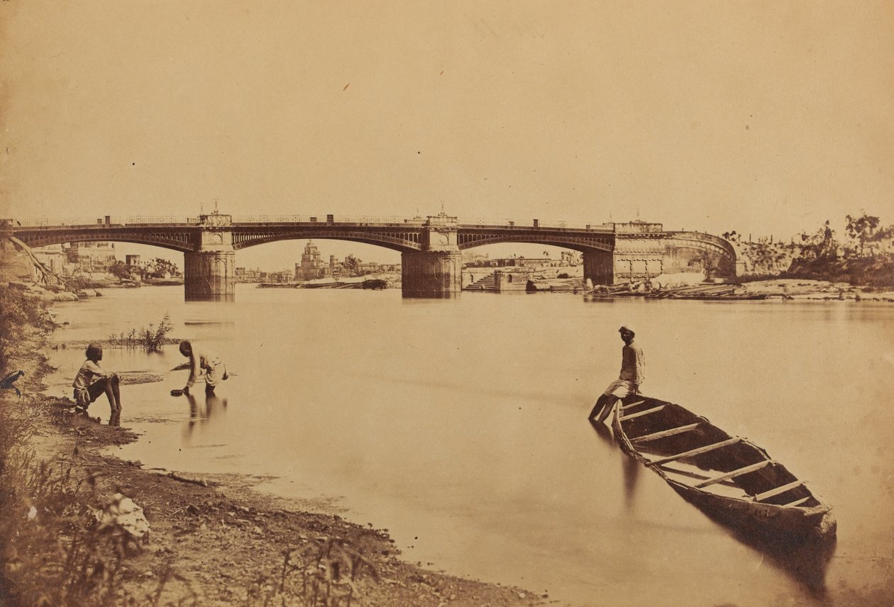Železný most, Lucknow od Unknown photographer