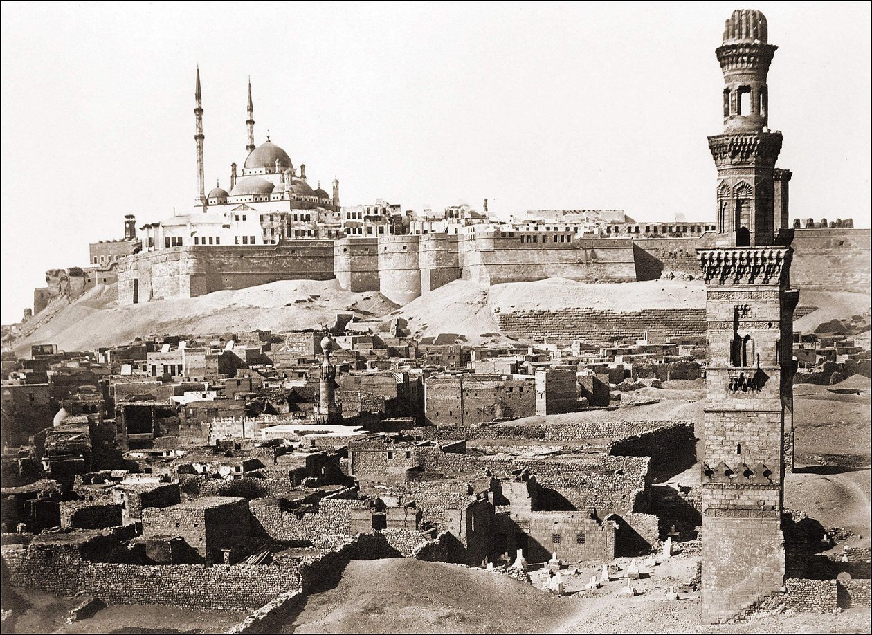 Pohled na Káhiru, fotografie kolem roku 1870. od Unknown photographer