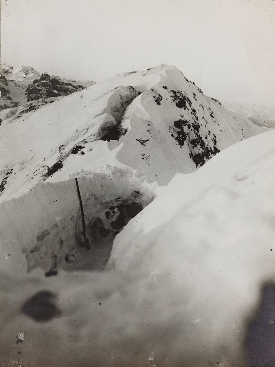 První světová válka: horská krajina od Unknown photographer