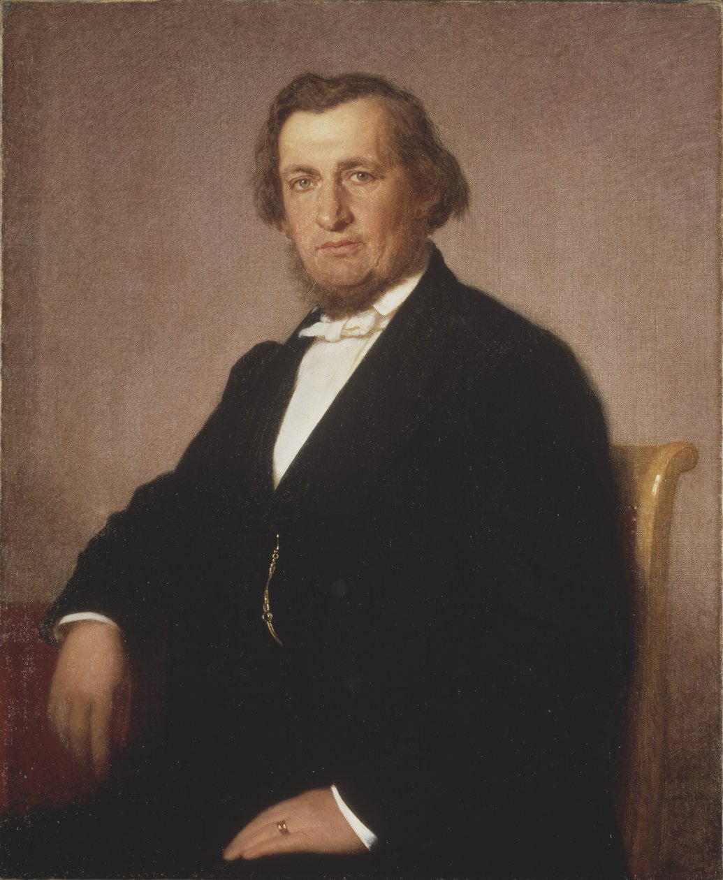 André Oskar Wallenberg, kolem roku 1870 (olej na plátně) od Uno Troili