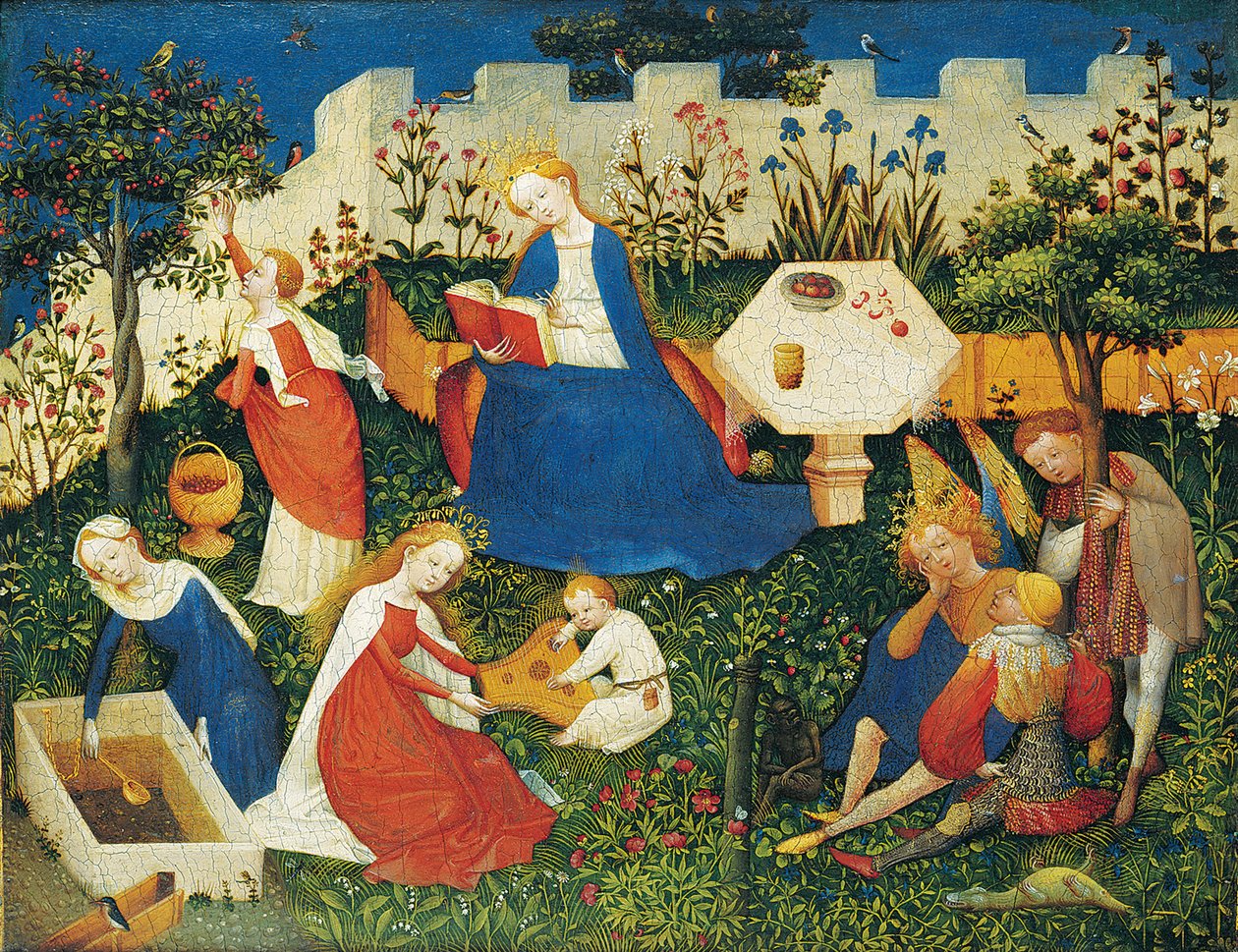 Rajská zahrada, scéna od Upper Rhenish Master