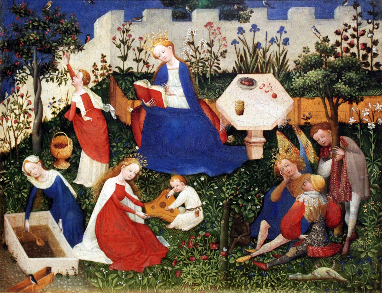 Rajská zahrada od Upper Rhenish Master