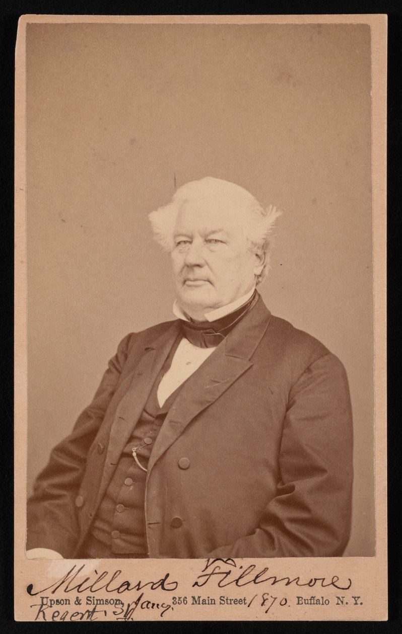 Portrét Millarda Fillmorea 1800-1874, 4. ledna 1870. od Upson and Simson
