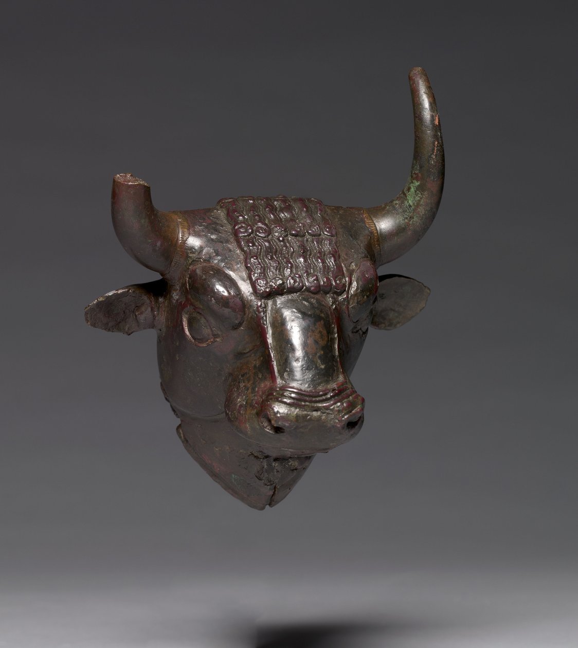Příloha Bull Head, cca 700-600 př. n. l. (bronz) od Urartian