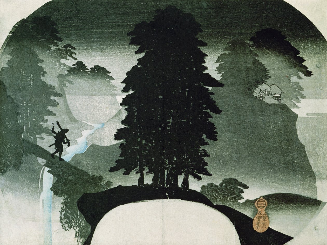 Krajina (dřevořez) od Utagawa Sadahide
