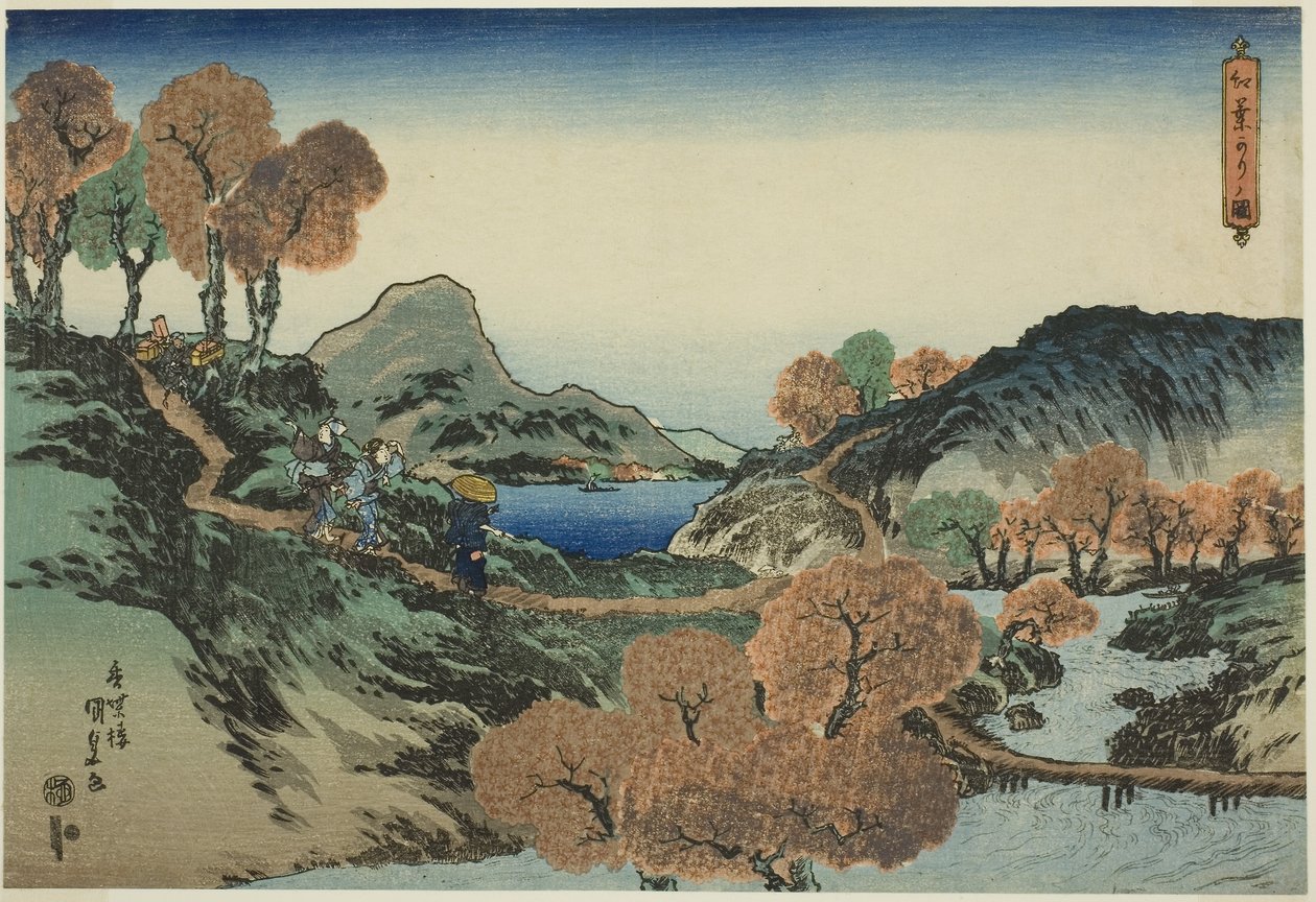 Prohlížení javorů od Utagawa Kunisada