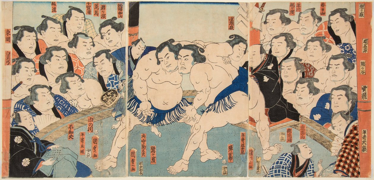 Malé m pole t Desmoen t Rewa náklady jsou Yamae t Jimaru. Obrázky a další m-pe národnosti (Toyokuni good), Utagawa (1786-1865) od Utagawa Kunisada
