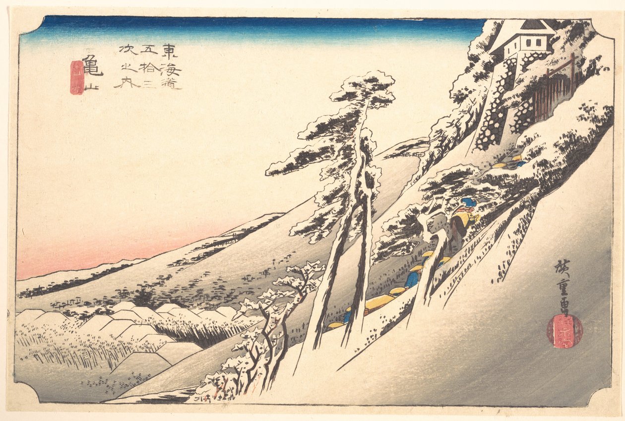 Jasné počasí po sněhu od Utagawa Hiroshige