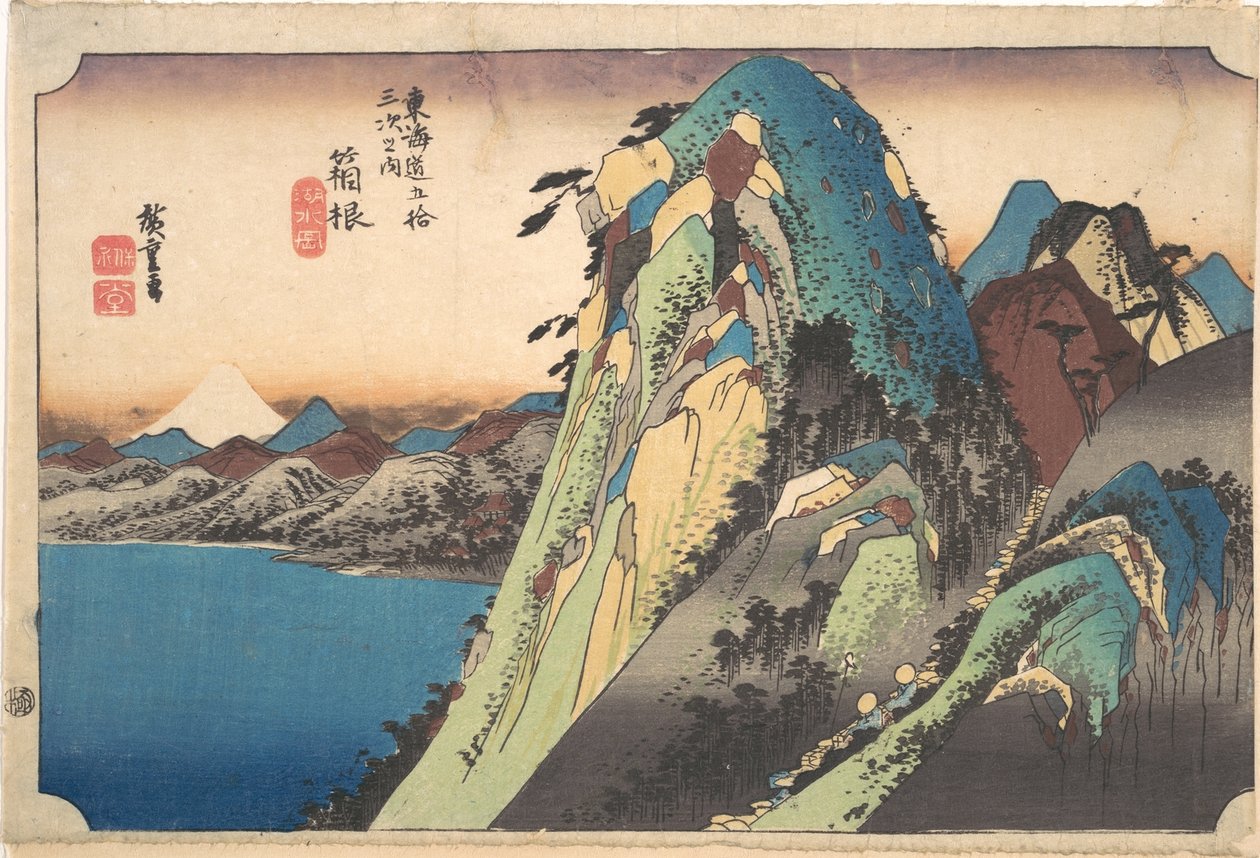 Hakone; Kosui od Utagawa Hiroshige