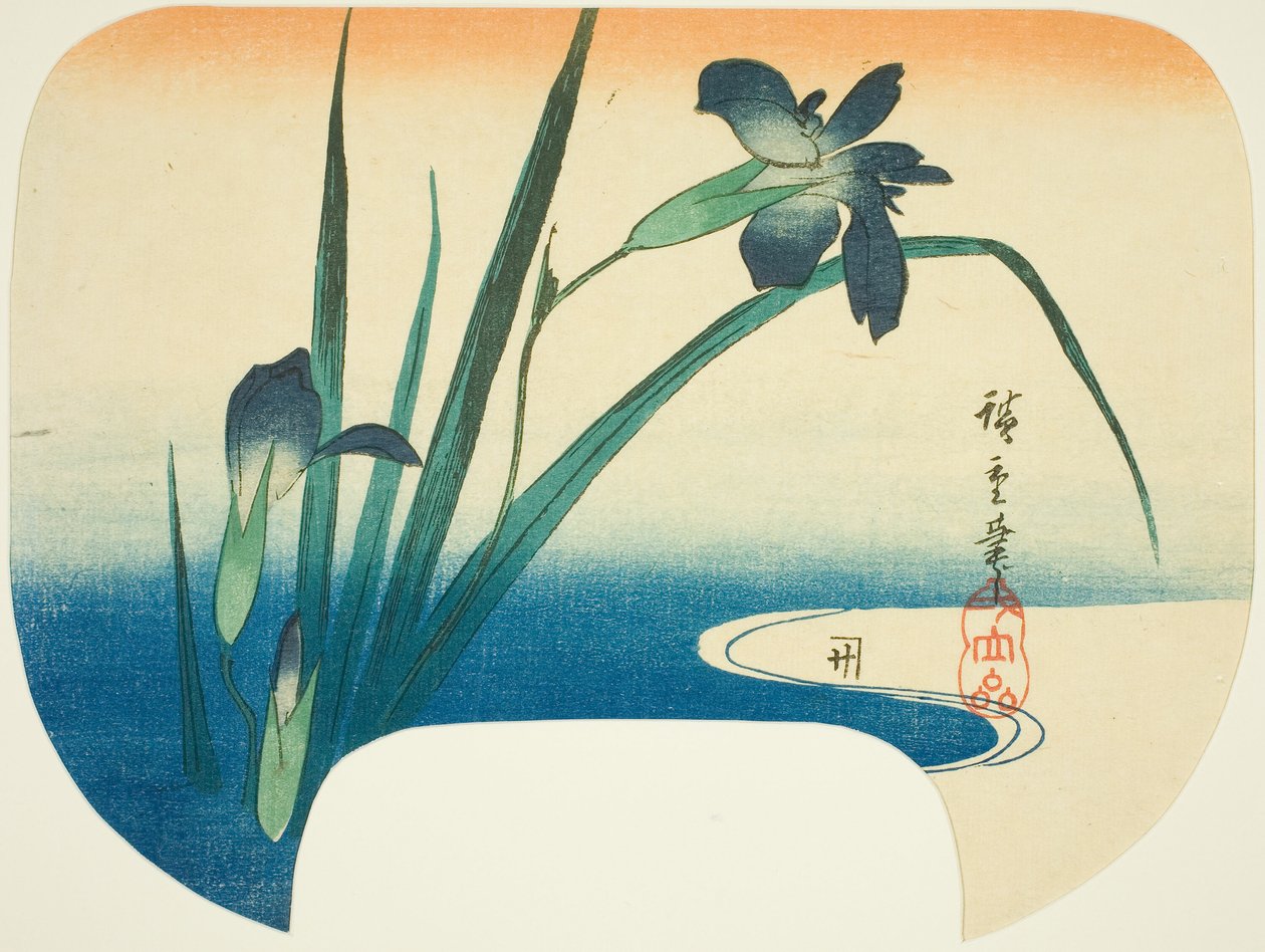 Iris a proud od Utagawa Hiroshige