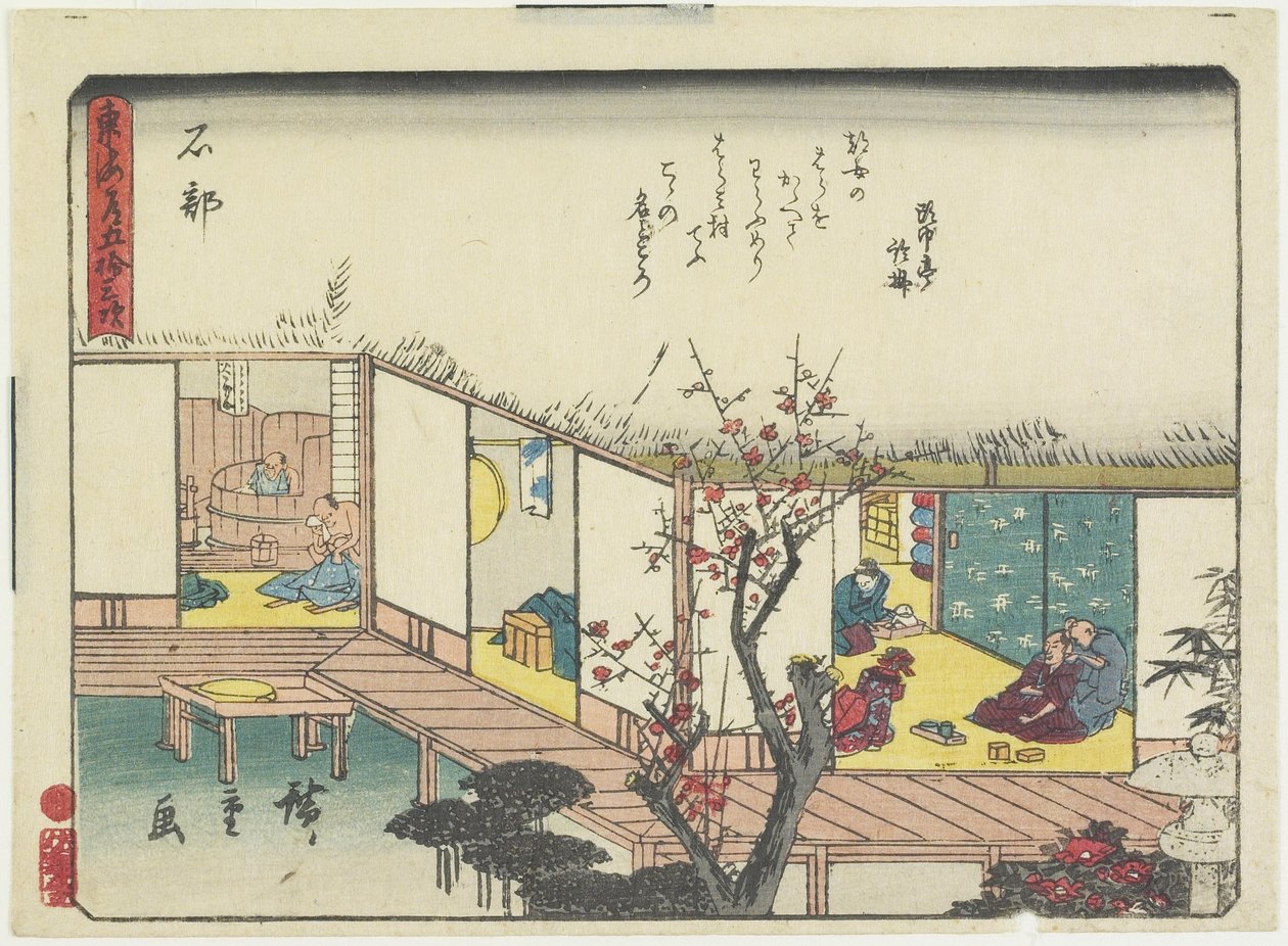 Ishibe, 1837-1844 od Utagawa Hiroshige