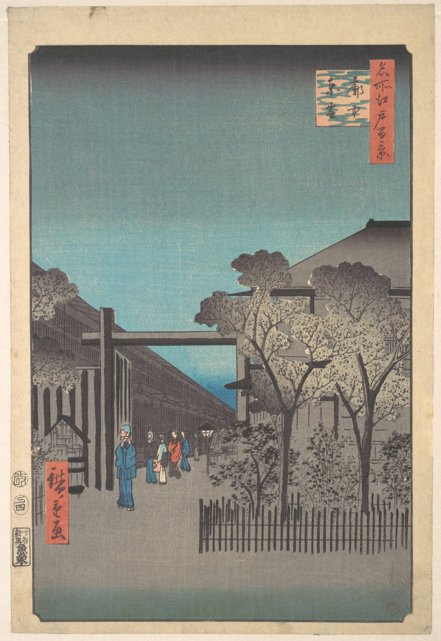 Kakuchu Shinonome od Utagawa Hiroshige