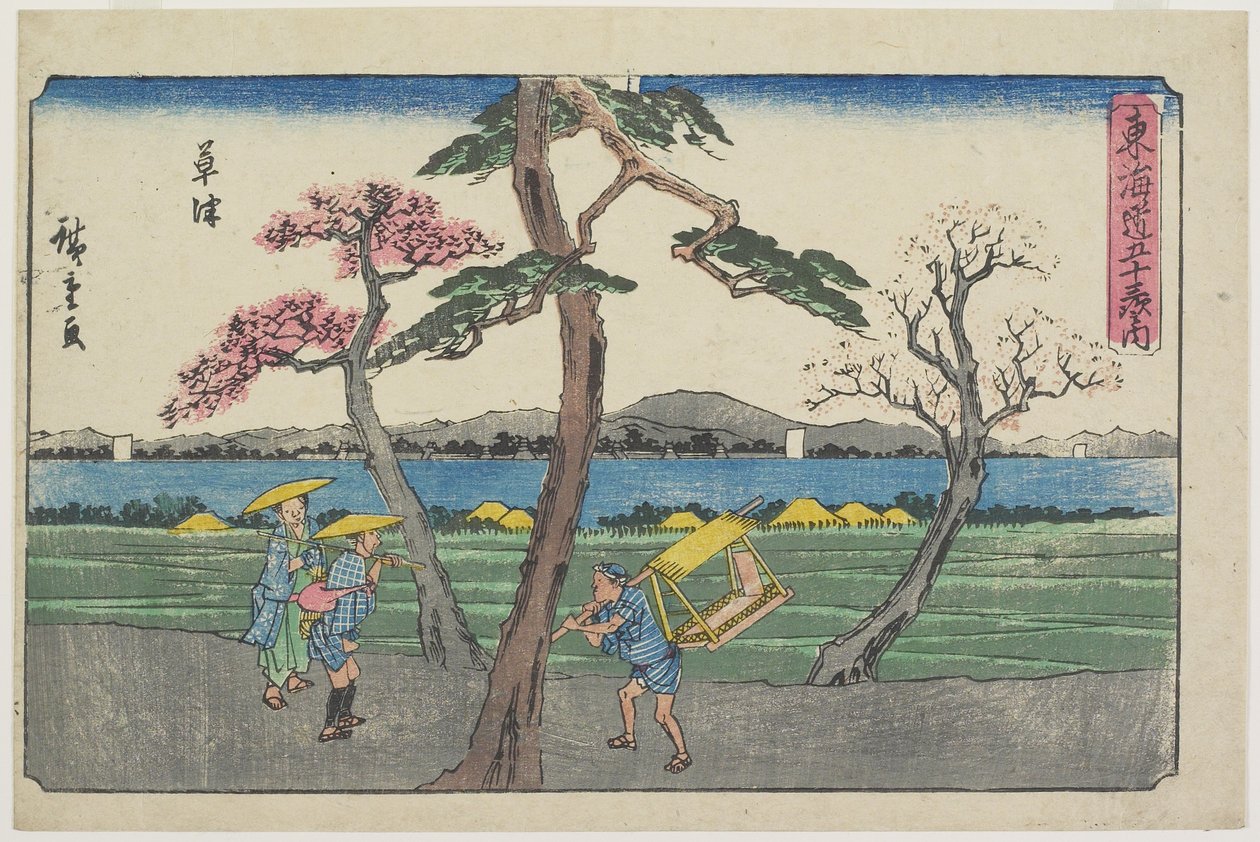 Kusatsu, 1841-1842 od Utagawa Hiroshige
