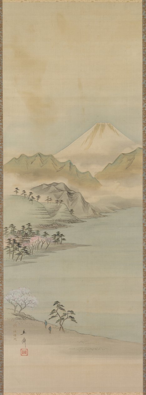 Jezero Suwa od Utagawa Hiroshige