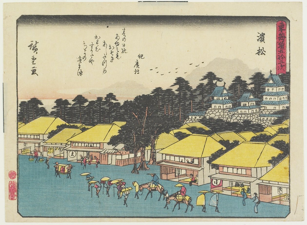 Mamamatsu, 1837-1844 od Utagawa Hiroshige