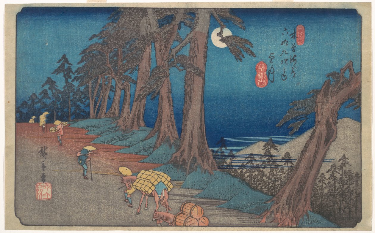 Mochi-zuki od Utagawa Hiroshige